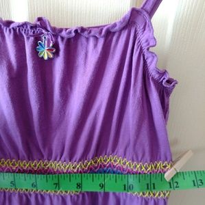 Purple nightie w smocking by No Boundaries  sz S